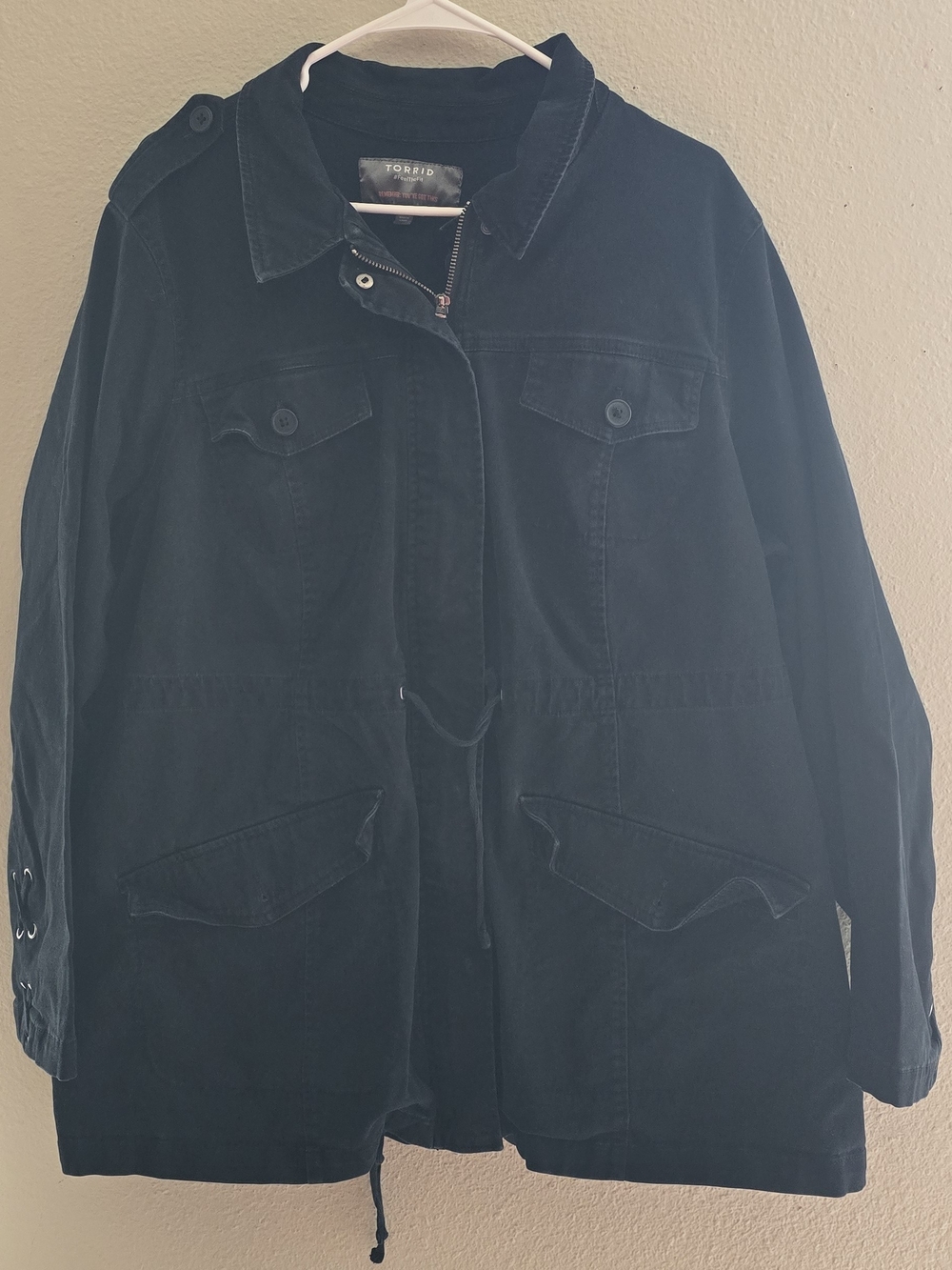 torrid Black Utility Field Jacket
